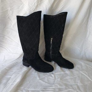 New: Donald J. Pliner Black Suede Boots